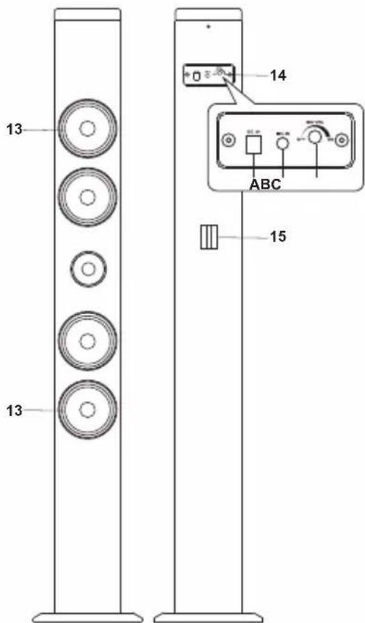 LEXIBOOK BT910 - Oberseite - 1