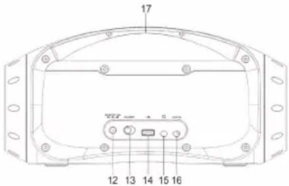 LEXIBOOK BTP100SL - Back panel - 1