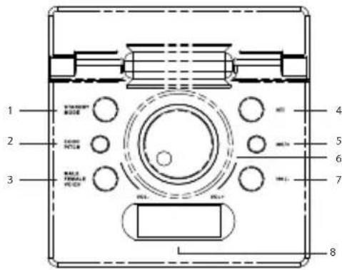 LEXIBOOK K8050 - LOCATION OF CONTROLS - 1