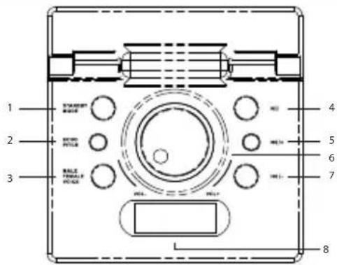 LEXIBOOK K8050 - EMPLACEMENT DES TOUCHES - 1