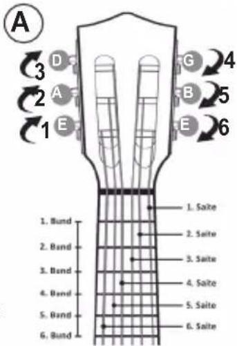 LEXIBOOK K200 - So wird eine Gitarre gestimmt - 1