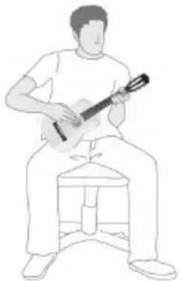 LEXIBOOK K200 - Cómo sujetar la guitarra - 2