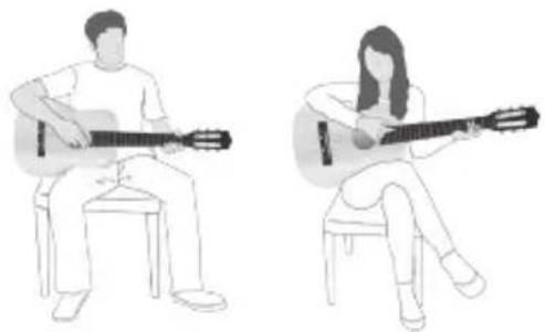 LEXIBOOK K2000 - Cómo sujetar la guitarra - 1