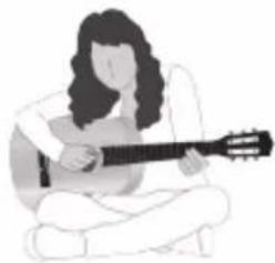 LEXIBOOK K2200 - Cómo sujetar la guitarra - 3