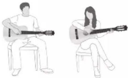LEXIBOOK K2200 - Cómo sujetar la guitarra - 1