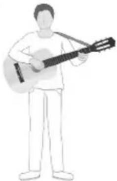 LEXIBOOK K2200 - Holding your guitar - 2
