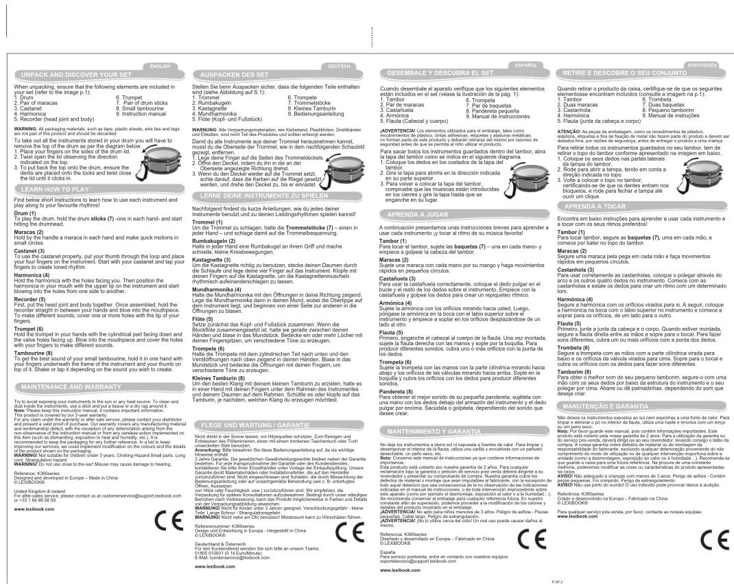 LEXIBOOK K360 - Trompette (6) - 85