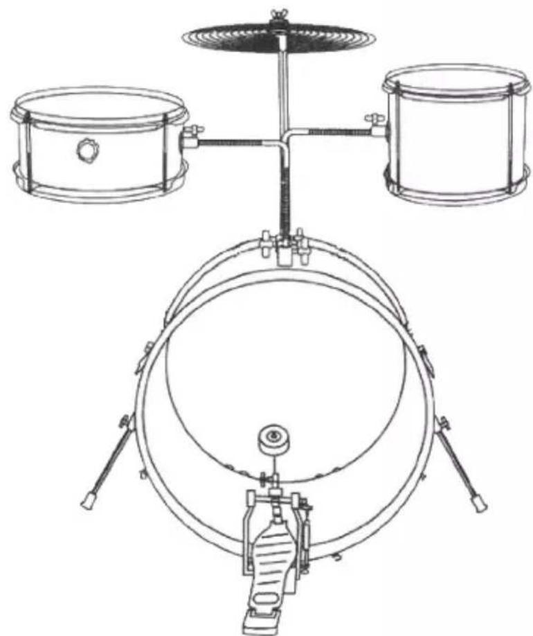 LEXIBOOK K600VI - Junior Drum Set - 1