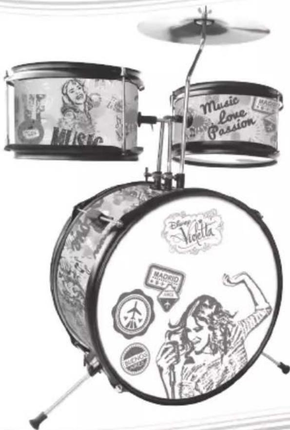 LEXIBOOK K600VI - Batterie Junior Junior Drum Set Batería Juvenil nior-Schlagzeugs - 1