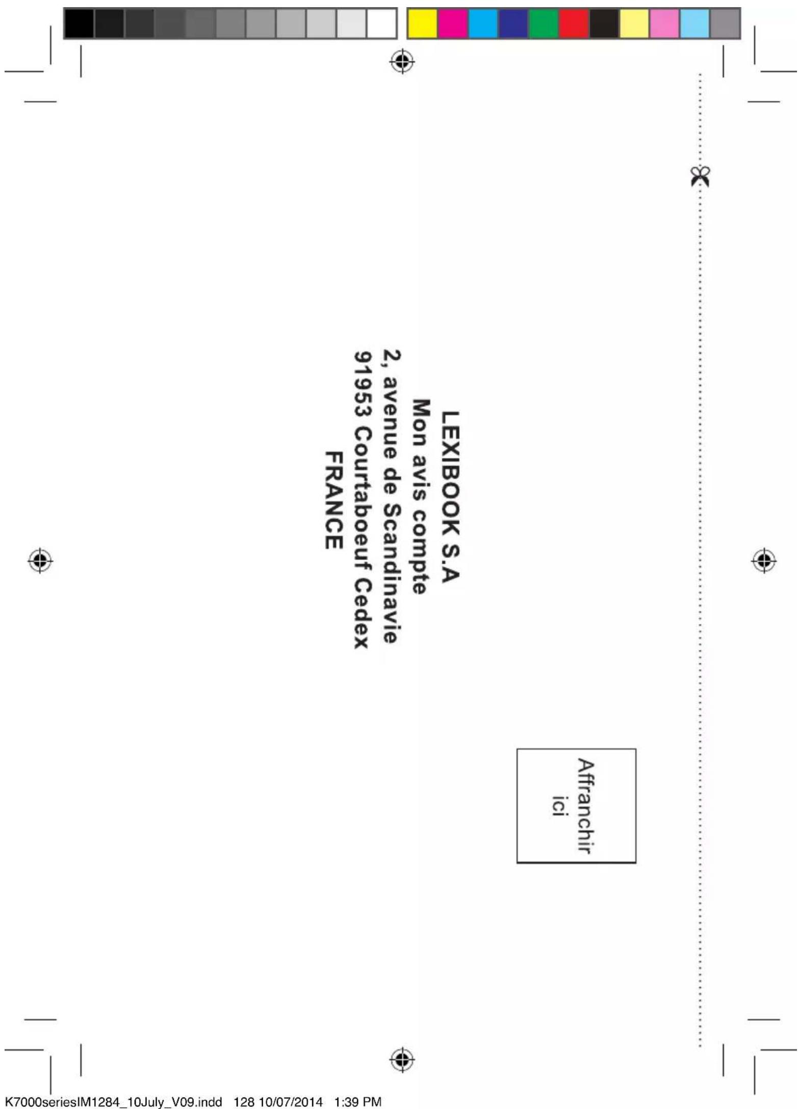 LEXIBOOK K7000 - Reference of product / Référence du produit : K7000series - 2