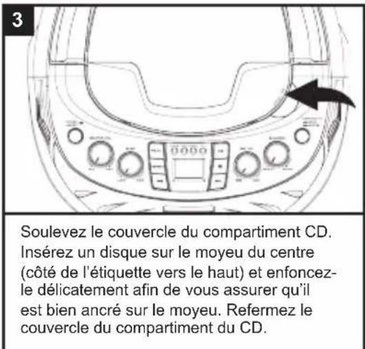 LEXIBOOK K7000 - UTILISATION DU LECTEUR CD - 3