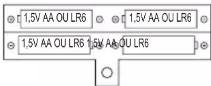 LEXIBOOK K720VI - Colocacao das pilhas - 1