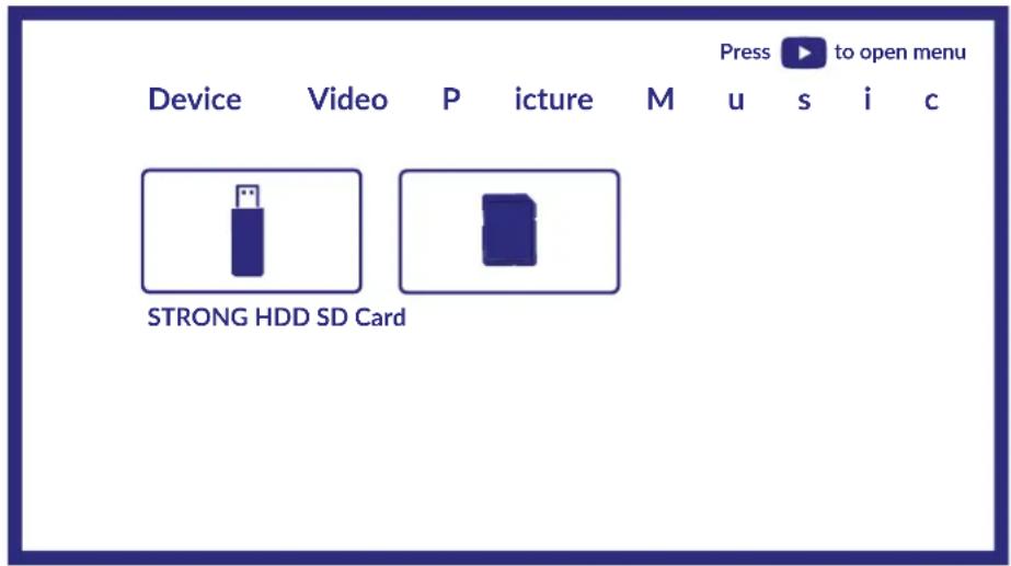 STRONG SRT 43UD6593 - Navigation et documents texte - 1
