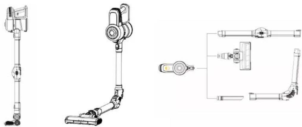 ARTHUR MARTIN AMPA954 - - Connection of power tube with accessory brushes - 1