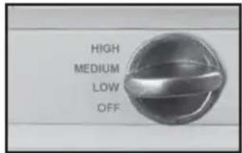 HIGH MEDIUM LOW OFF