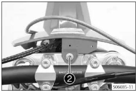 GasGas MC 65 (2024) - Monter la plaque frontale - 2