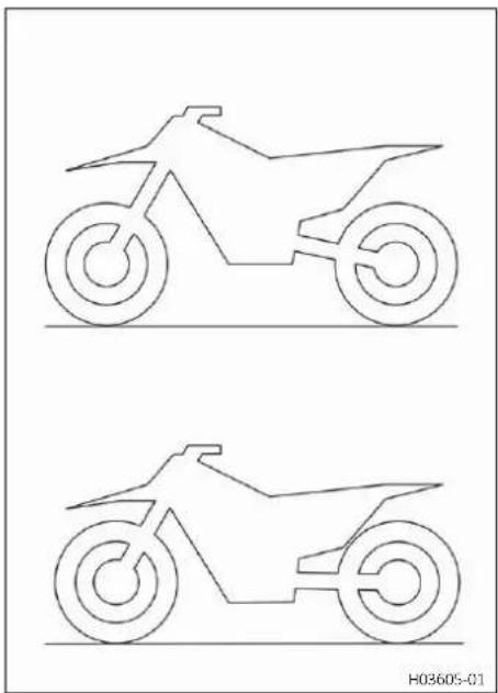 GasGas MC-E 2 (2024) - Options de réglage de la hauteur d'assise - 1