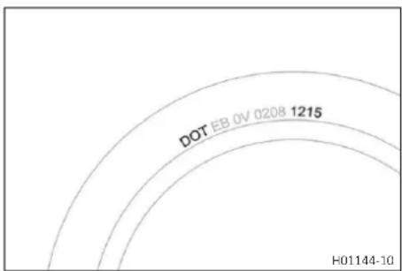 DOT EB 0V 0208 1215 H01144-10