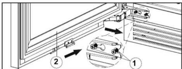Zephyr Presrv PRB24F01BPG - Reversing the Door Swing of Your Appliance - 3