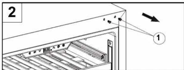 Zephyr Presrv PRB24F01BPG - Reversing the Door Swing of Your Appliance - 5