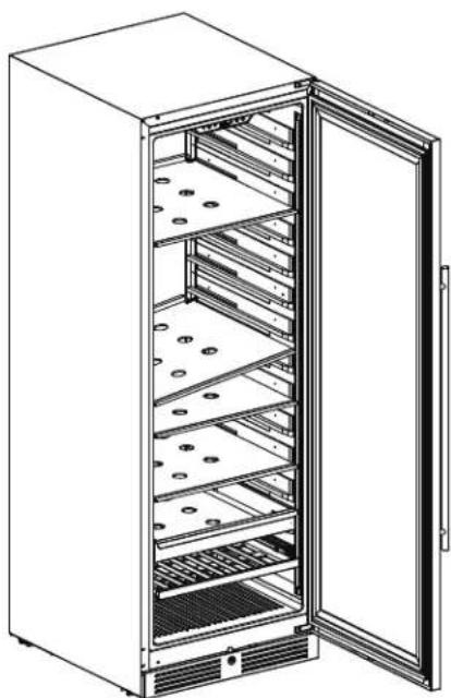 Zephyr Presrv PRB24F01BPG - Removing the Sliding Glass Shelves - 2