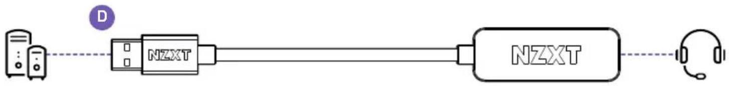 NZXT Relay Headset - Flexible Microphone Boom Arm Bend the Microphone Towards the Mouth - 1