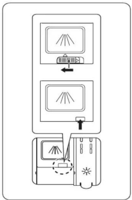 ETNA VW742N - Réglage du réservoir de liquide de rinçage - 1