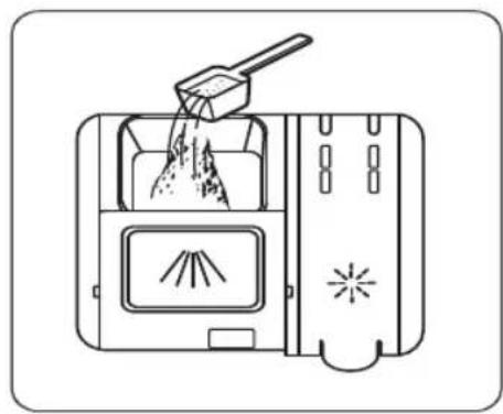ETNA VW742N - Réglage du réservoir de liquide de rinçage - 2