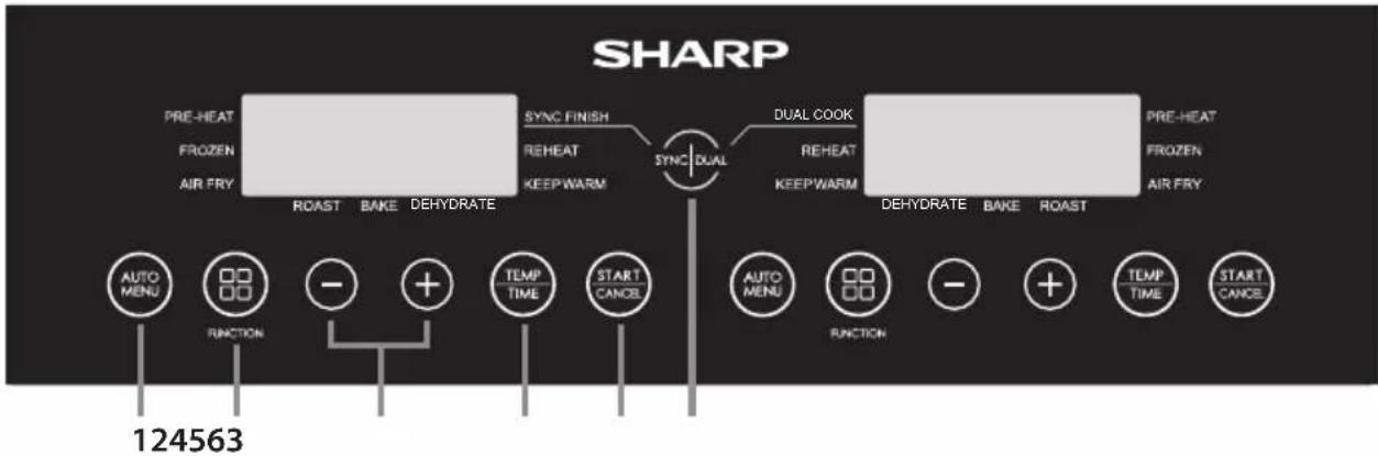 SHARP AF-GD82A - CONTROLPANEL - 1
