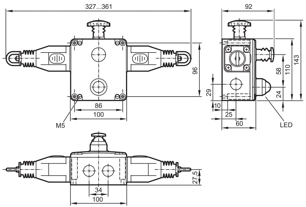 IFM ZB0074 - Scale drawing - 2