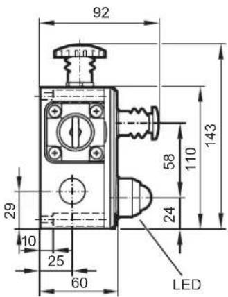 IFM ZB0074 - Schéma d'encombrement - 3
