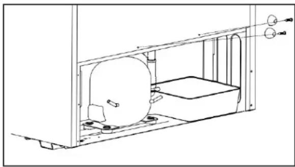 DANBY DUF140A1WDB - INSTALLATION OF BUMPER BLOCKS - 1