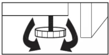 DANBY DUF140A1WDB - INSTRUCCIONES DE NIVELACIÓN - 1