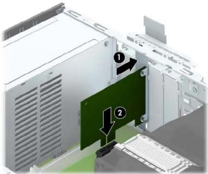 HP EliteDesk 700 G1 - Retrait ou installation d'une carte d'extension - 7