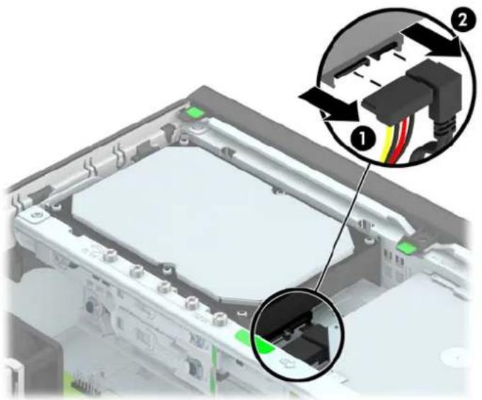 HP EliteDesk 700 G1 - Retrait et réinstallation d'un disque dur 3,5" - 3