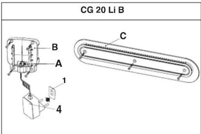 STIGA C 215 DU - • TYLKO z ładowarką CG 20 Li B - 1