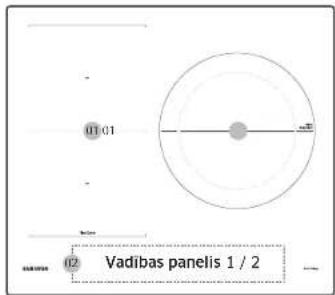SAMSUNG NZ64B5045KK - Ediena gatavošanas zonas - 2