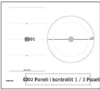 SAMSUNG NZ64B5045KK - Zonat e gatimit - 3