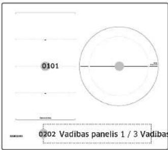 SAMSUNG NZ64B5045KK - Ediena gatavošanas zonas - 3
