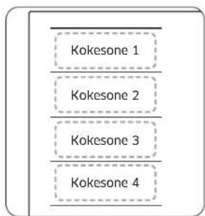 SAMSUNG NZ64B5045KK - Fleksisone Pluss (Kun for modeller med Fleksisone Pluss) - 1
