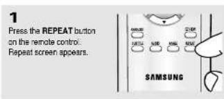 SAMSUNG DVD-P250K - When playing a DVD/VCD/CD - 1