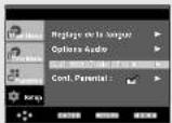SAMSUNG DVD-P250K - Configuration des options d'affichage - 3