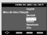 SAMSUNG DVD-P250K - Utilización del idioma del menú del disco - 5