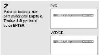 SAMSUNG DVD-P250K - Repetición de la reproducción - 2