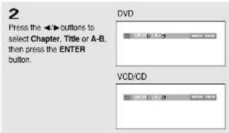 SAMSUNG DVD-P250K - When playing a DVD/VCD/CD - 2