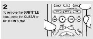 SAMSUNG DVD-P250K - Using the SUBTITLE button (DVD) - 2