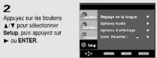 SAMSUNG DVD-P250K - Configuration du niveau d'évaluation - 2