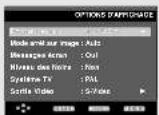 SAMSUNG DVD-P250K - Configuration des options d'affichage - 4