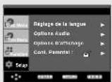 SAMSUNG DVD-P250K - Configuration des options d'affichage - 2