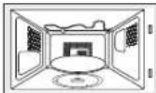SAMSUNG MC28A5185CK - USING THE CRUSTY PLATE - 1